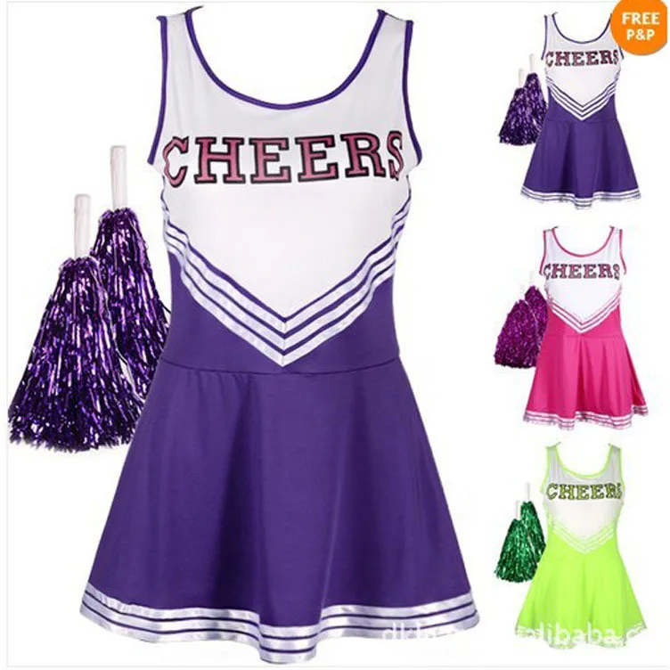 Hot-selling baby girl cheerleader uniforms stage performance costumes Halloween and Christmas sexy costumes
