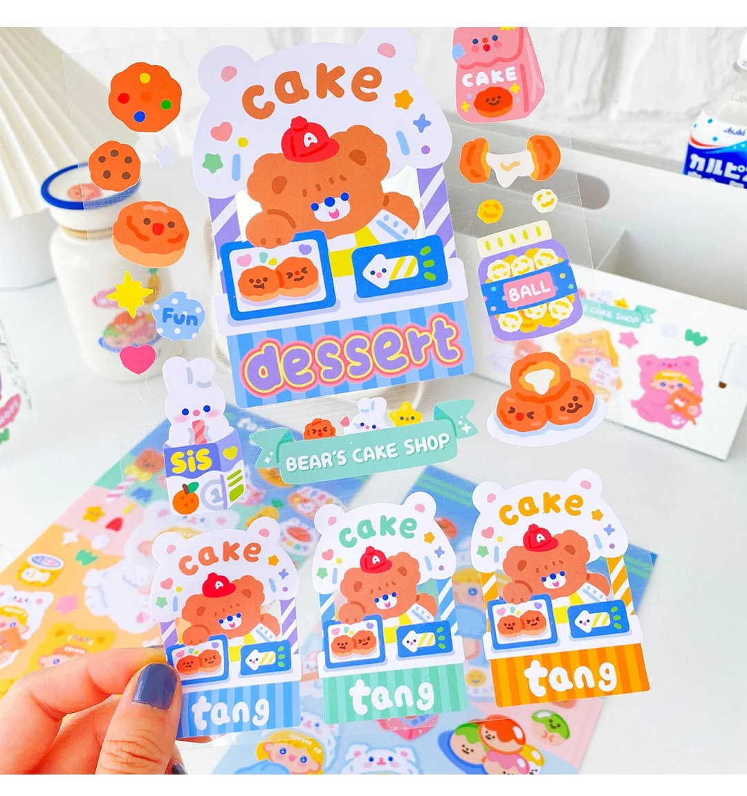 Korean INS Cute Cartoon Stickers DIY Creative Mobile Phone iPad Decorative Stickers
