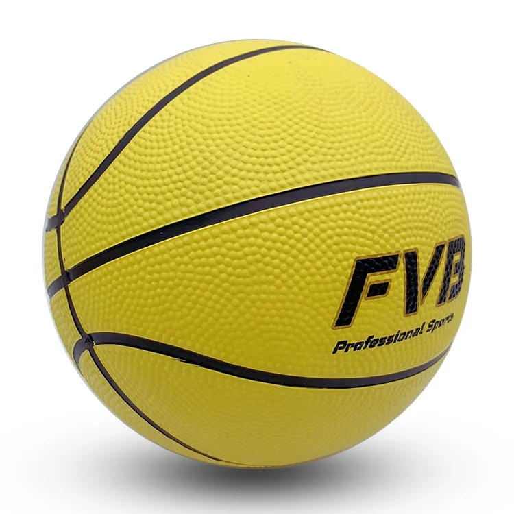 factory cheap rubber basketball ball for training toys size 5