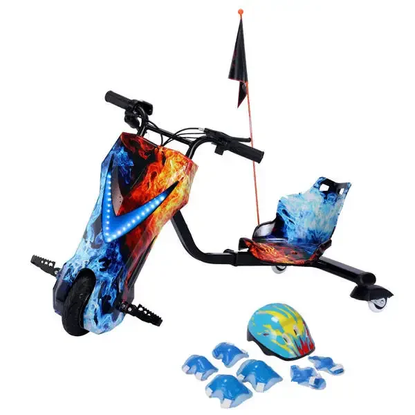 2023 New trend drift trike cheap motorized for sale , 250w 36v electric drifting scooter drift trike scooter for kids 5-12 year