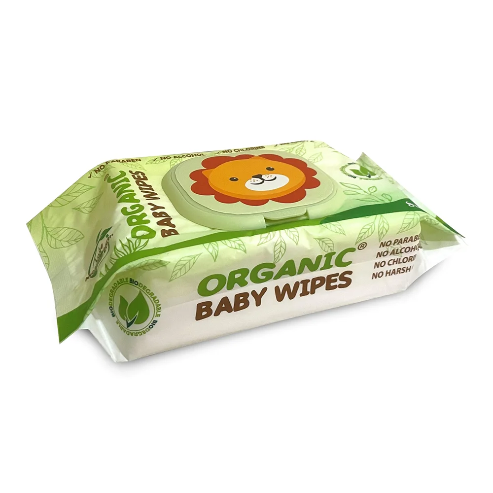 Private label wet wipes pure water organic baby wipes OEM cleaning wipes
