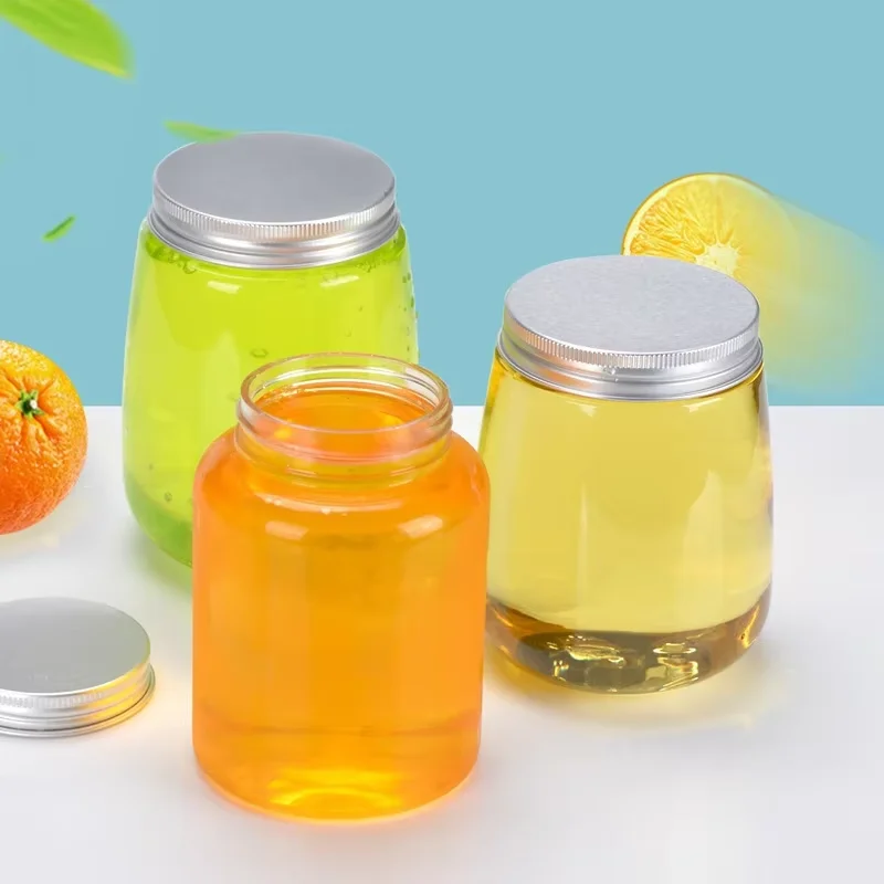 Commercial Customization Cold Drink Brew Plastic Bottle Milk Tea Juice Disposable Takeaway Packaging Plastic Bottles