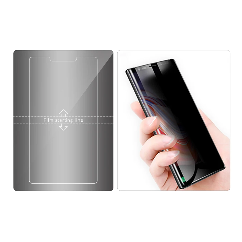 0.18mm Ultra-thin Hydrogel Privacy TPU Sheet Screen Protector Touch Sensitive With 120*190mm Privacy Screen Protector