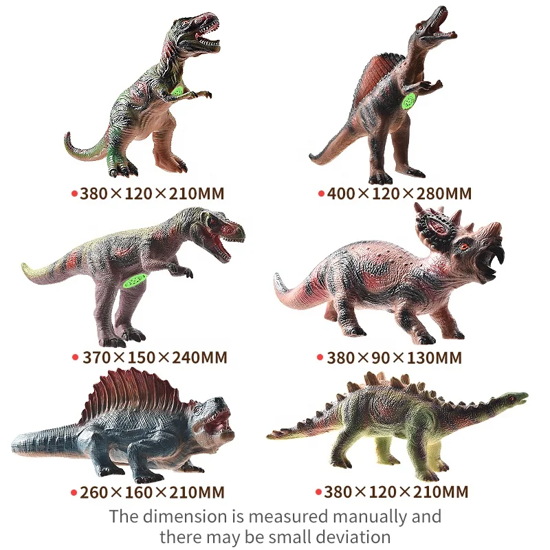 High Quality Dinosaur Toys Model Simulation With Sound Plastic Children Educational Animal Dinosaur Toy