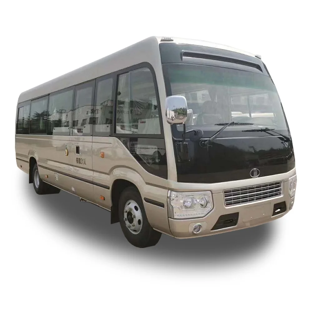 7.74m 30 Seats Widebody Affordable Coaster Bus Made in China with Time Limited Discount Price 20% Off Isuzu Engine on Sale