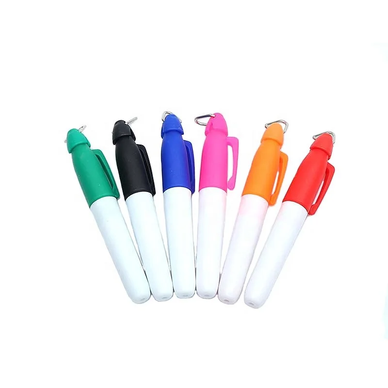 Mini White Board Pen With Hook Mountaineering Marker Pen