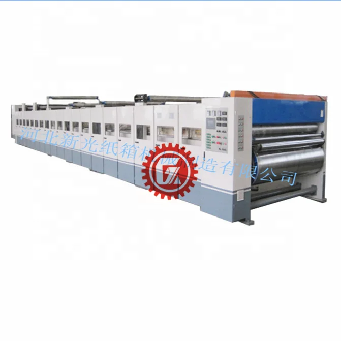 Carton manufacturing plant corrugated cardboard machine