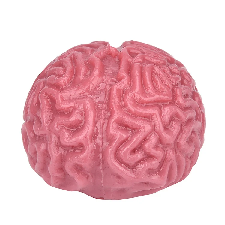 Promotional gift stress reliever brain anti stress brain squeeze toy squishy ball