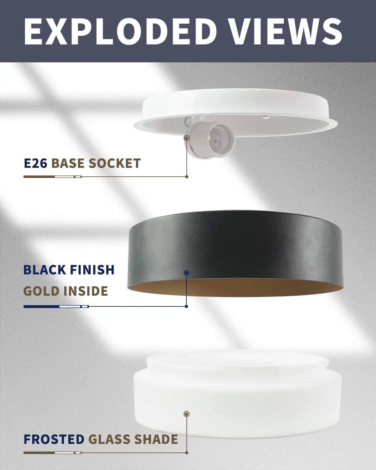 
Flush Mount Ceiling Light, 14