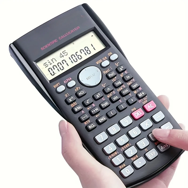 Promotional Factory Price Economic 1pc  Multi-functional Scientific Double-line Display Calculator