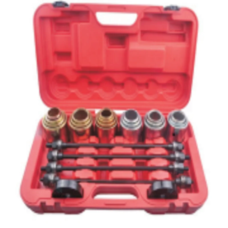 High quality 26-piece iron sleeve heavy metal chassis tool bearing full round Press And Pull Sleeve Kit extractor