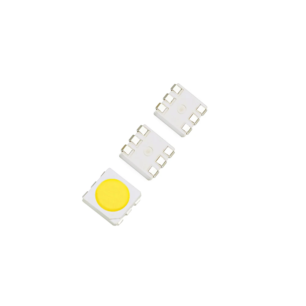 HQG 5050 Full Colour RGBW LED Lamp Beads 6-Pin 0.06W-2W Post Chip Factory Emitting Red Blue Green White RGB Color