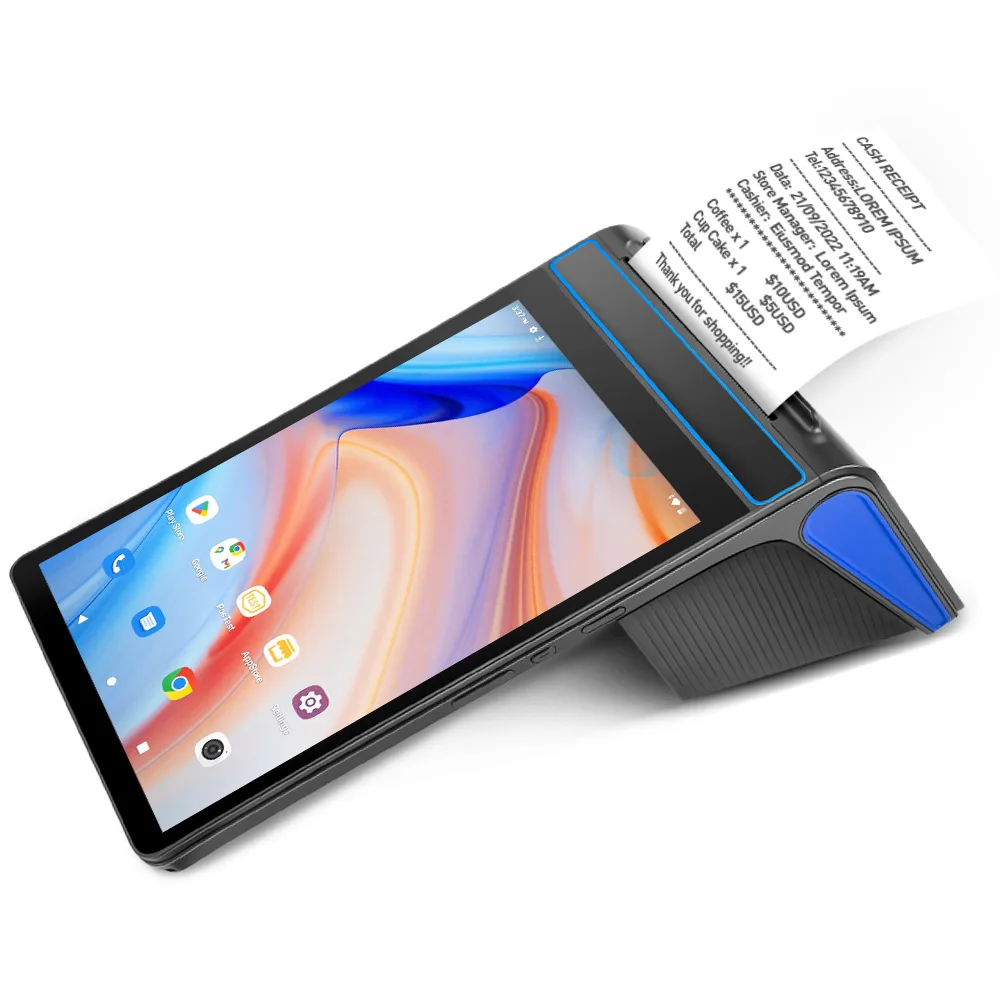 FYJ F1-88 8 Inch Android 13 Dual Screen 3+16G Puntos de ventas Sales Points Payment Terminal Pos Machine for Restaurant