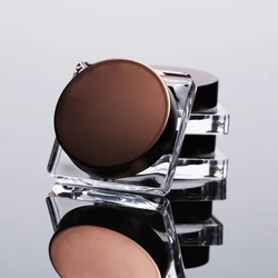 2g clear single eyeshadow empty container mini square color gel solid nail glue jar