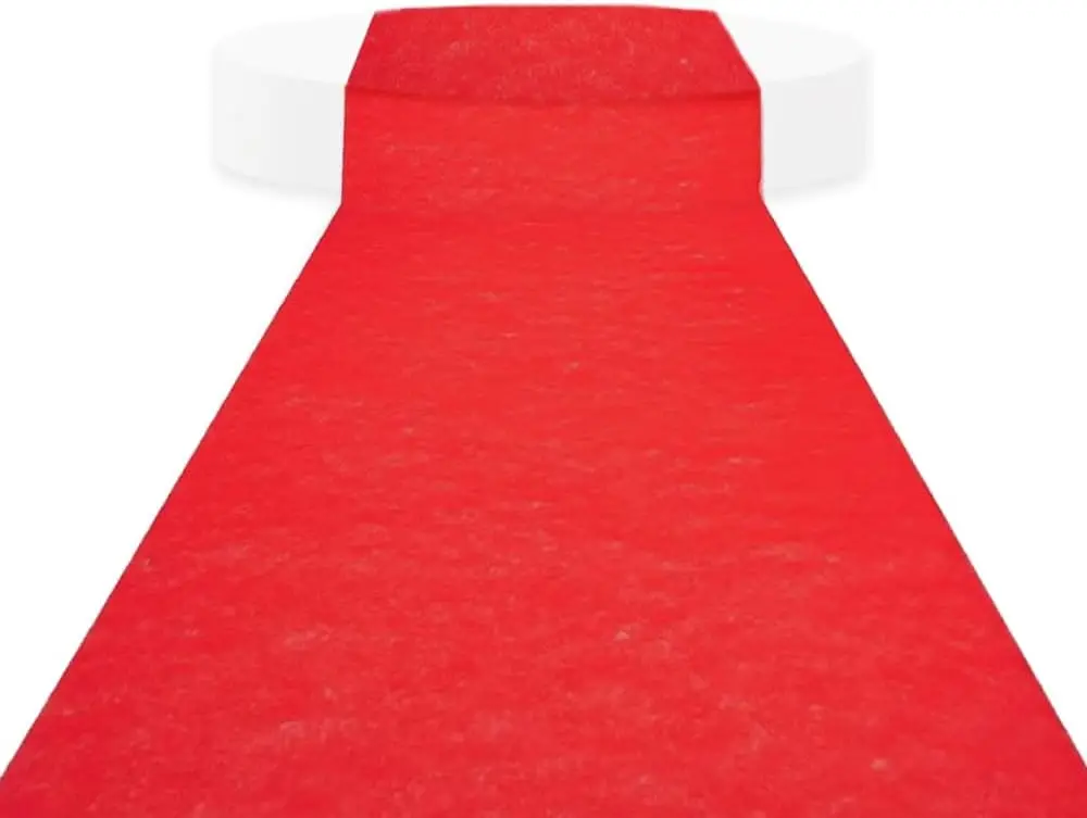 Red Carpet Runner for Party Wedding Ceremony Exhibition Decoration  Runner Rug