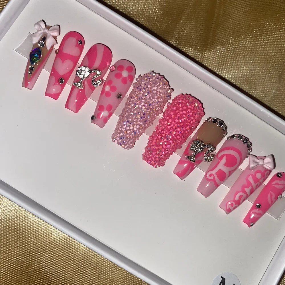Nail supplier High Quality Free shipping Acrylic material Handmade False Nails Press On Nails