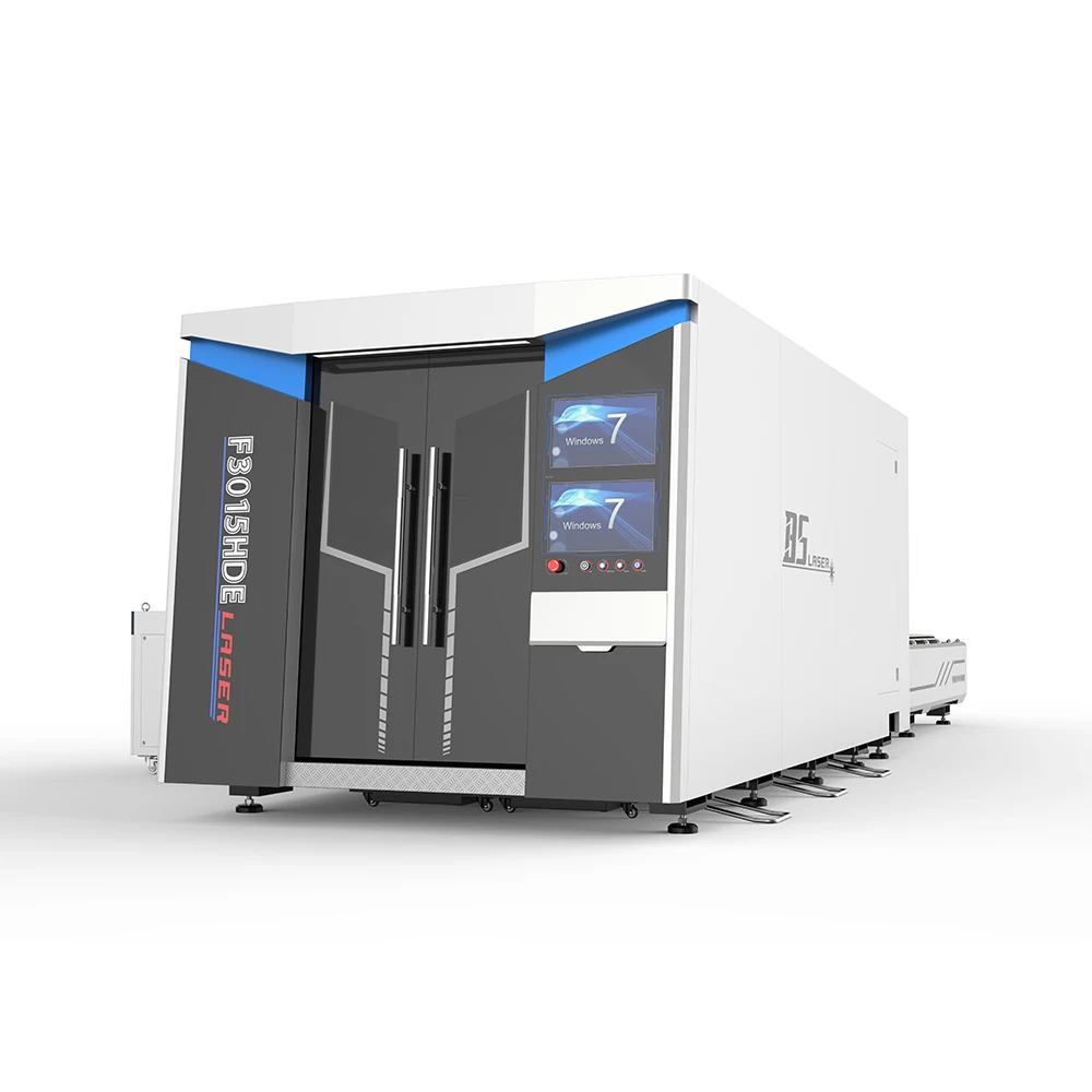 High security closed type 3051 4020 fiber laser cutting machine