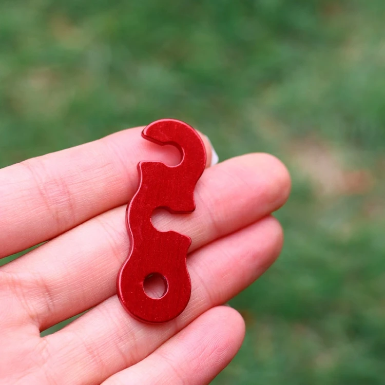 Camping Rope Adjuster Guy Line Adjuster Parachute Cord Buckle Rope Tensioner S Type Adjusters Guyline Cord Buckles Camping Gear