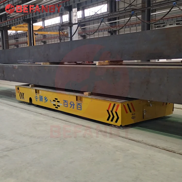 High automation cargo moving heavy load agv 15ton transfer battery towing trolley