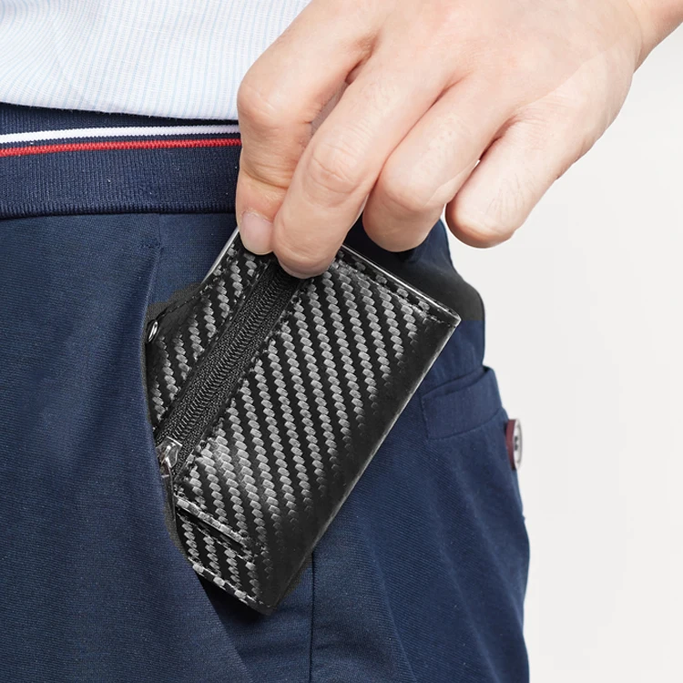 
2021 Hot selling RFID Aluminum Card Case Anti-Theft Credit Card Automatic Pop Up Wallet 