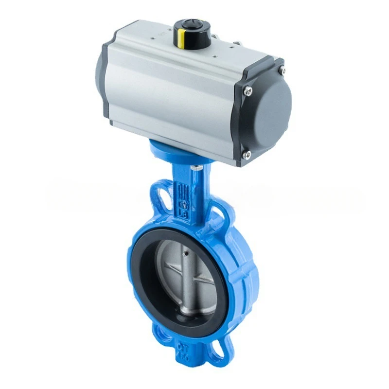 D671X PN10 PN16 Stainless Steel Pneumatic Clamp Butterfly Valve for High Temperature Water Control for General Application