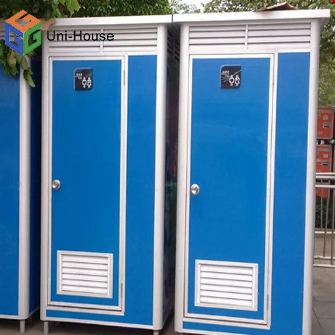 Modern luxury Prefab Outdoor Mobile Bathroom Portable EPS Plastic Toilet for Men and Women restroom for Construction Sites