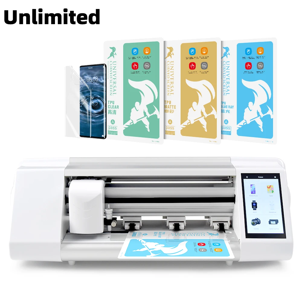 Intelligent Film Cutting Machines For Cutting Screen Protection Hydrogel Film And Sticker