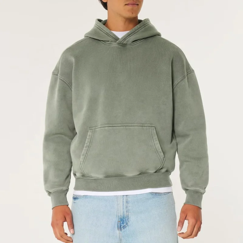 Толстовка оверсайз с капюшоном на плечах 500GSM супермягкая флисовая ткань ультраудобная пигментная окрашенная печать