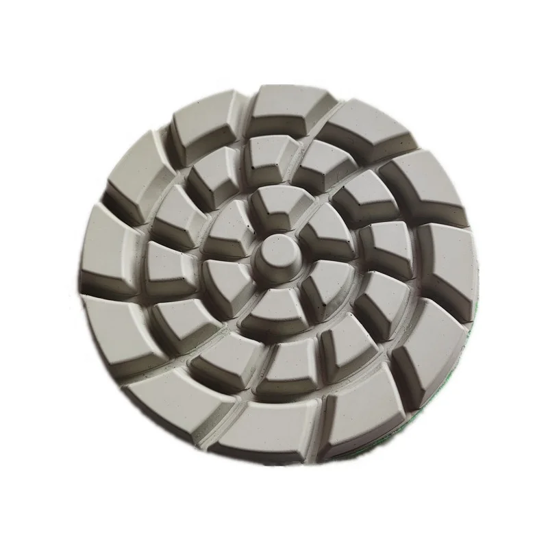 Industrial grade 6mm thickness 3 inch copper bond transitional polishing pad for grinding concrete