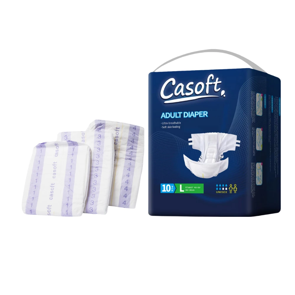 Large Size Disposable Leak Proof XL Adult Slip Diaper with Wetness Indicator in Malaysia