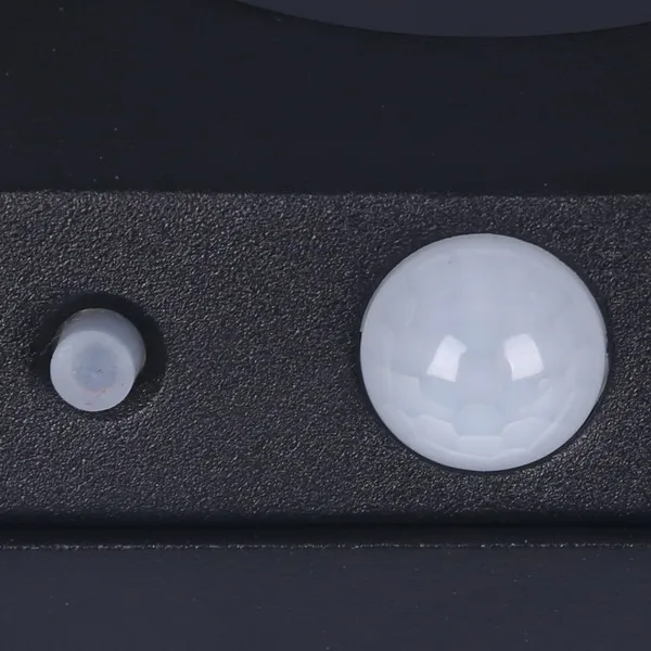 Водонепроницаемый современный алюминиевый квадратный светильник на солнечной батарее с датчиком движения, 600 люмен