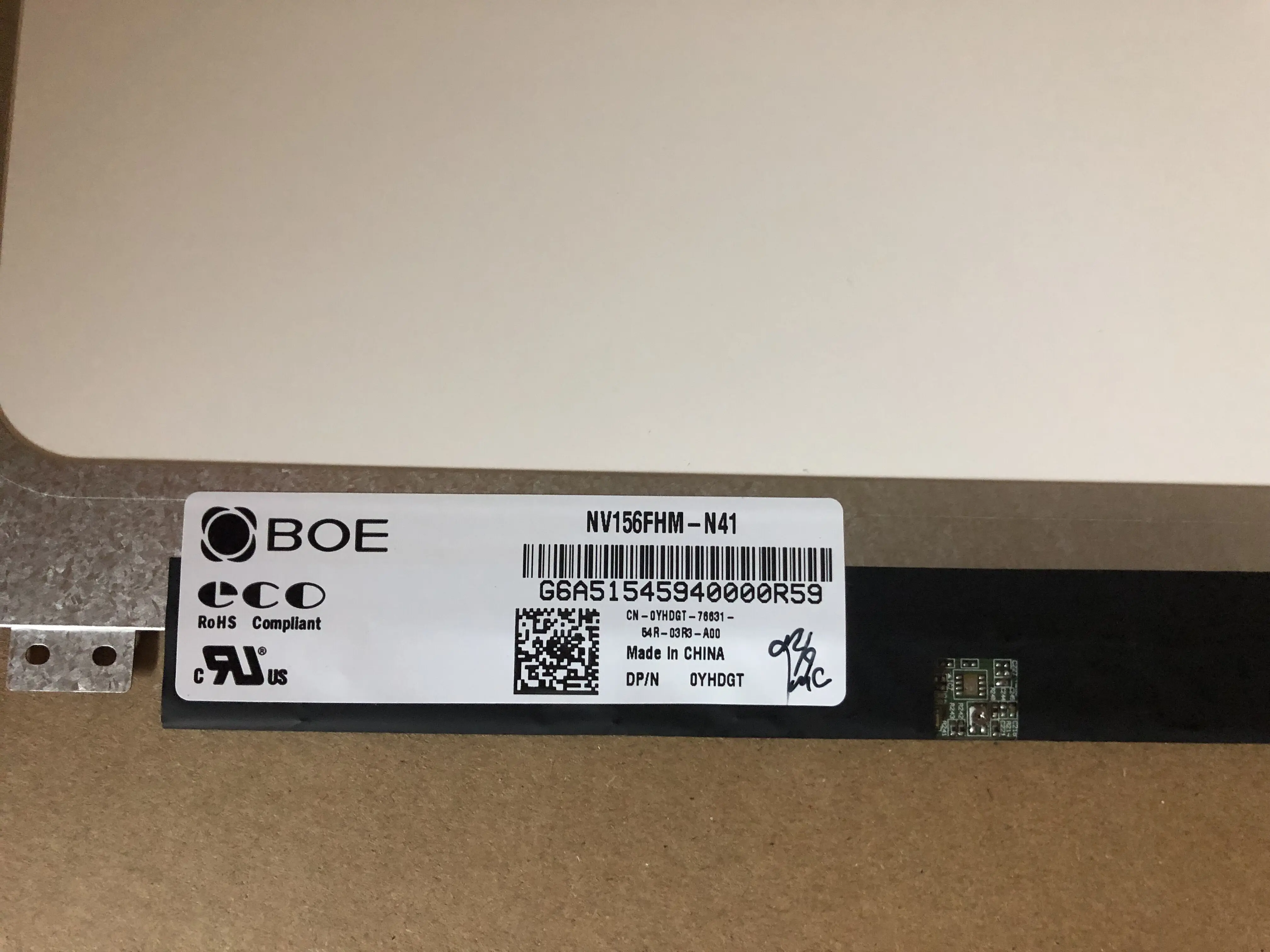 15 6 FHD EDP IPS MC156CS08-1 подходит NV156FHM-N41
