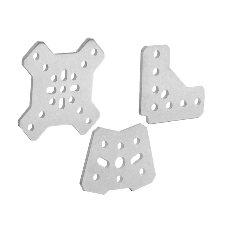 CNC OEM Sheet Metal Perforated Car Motorcycle Spare Black Sheet Metal Aluminum Bracket Parts Stamping