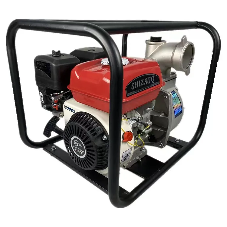 7.5hp High-pressure 2 Inch Farm Irrigation Cast Iron Gasoline Engine Electric Start High Lift Water Pump