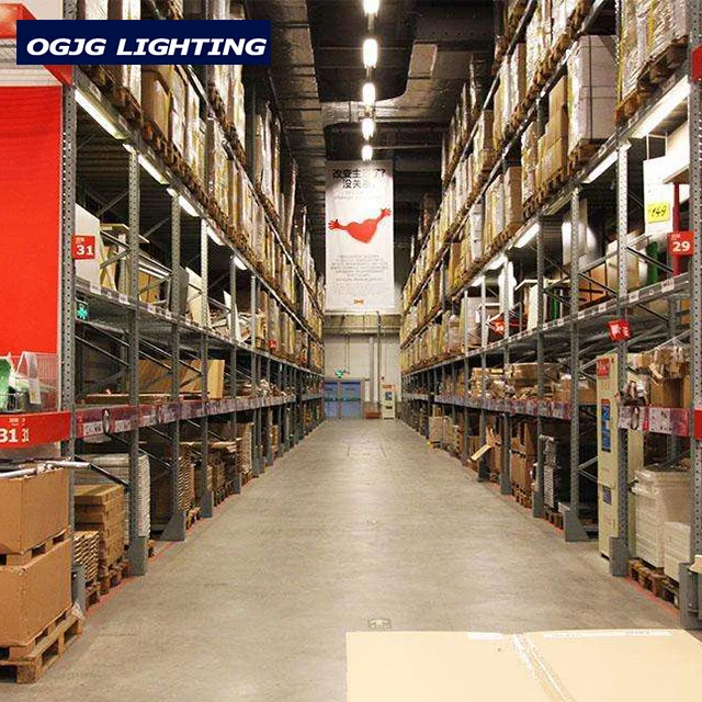 IP66 Cold storage room 40w 60w 80w tri proof light fixture PC lens emergency water proof LED batten lamp