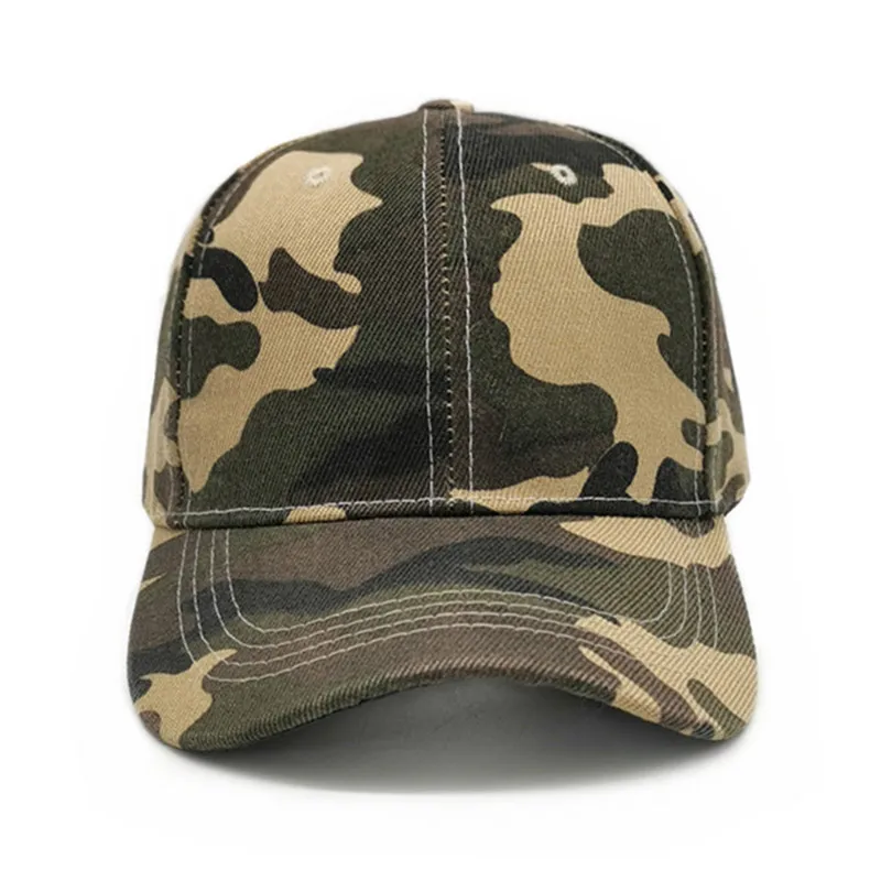 Promotional wholesale camouflage sport caps custom camo baseball cap hat