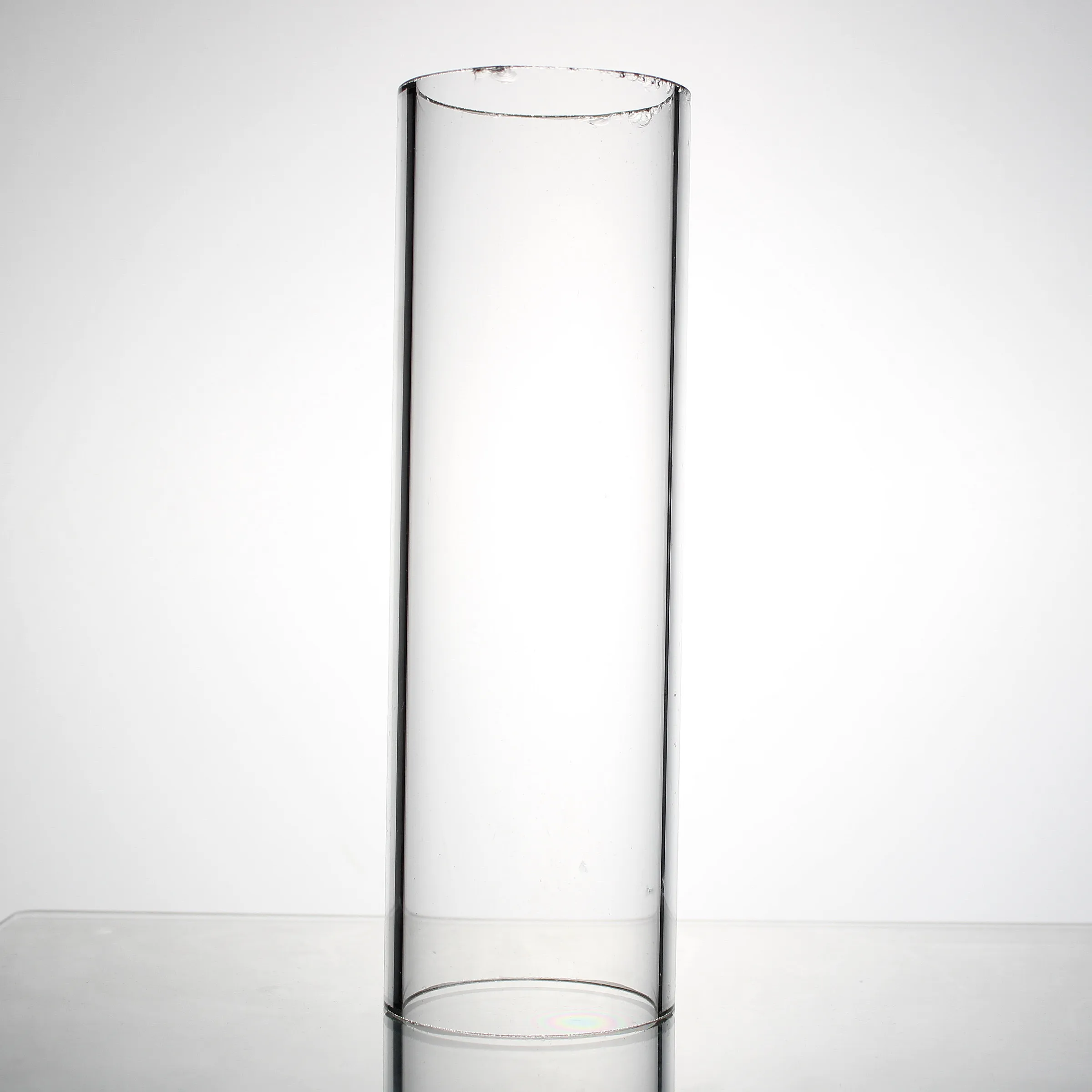 Factory low price heat resistant clear borosilicate 3.3 glass tubing cylinder quartz transparent glass tube for blowing