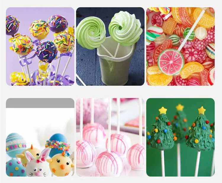 10000Pcs Plastic Lollipop Stick Safe White DIY Baking Accessories Mold Cake Chocolate Sugar Candy Lollypop Baking Tools