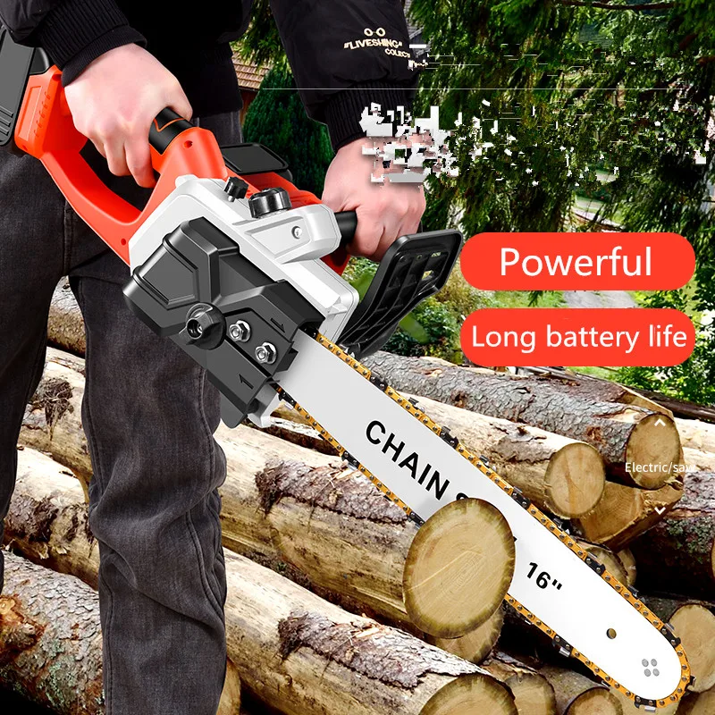 Professional Design Mini Electric Cordless Chain Saw Cordless Chain Saw Compound Miter Cordless Mini Li-ion Portable Wood Saw