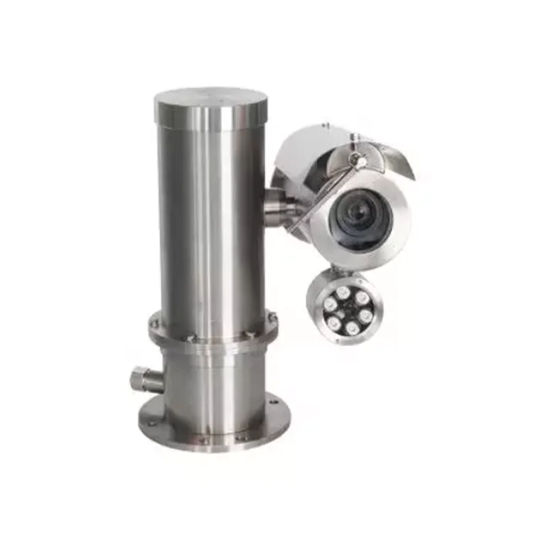 Anti-corrosion stainless steel IP68 explosion proof IR cctv camera case and wiper customization explosion proof cctv camera