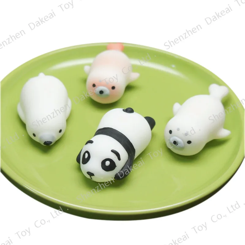 Заводская оптовая продажа по индивидуальному заказу, медленно восстанавливающие форму маленькие игрушки, мягкие резиновые сжимаемые игрушки-животные, Mochi Squishy