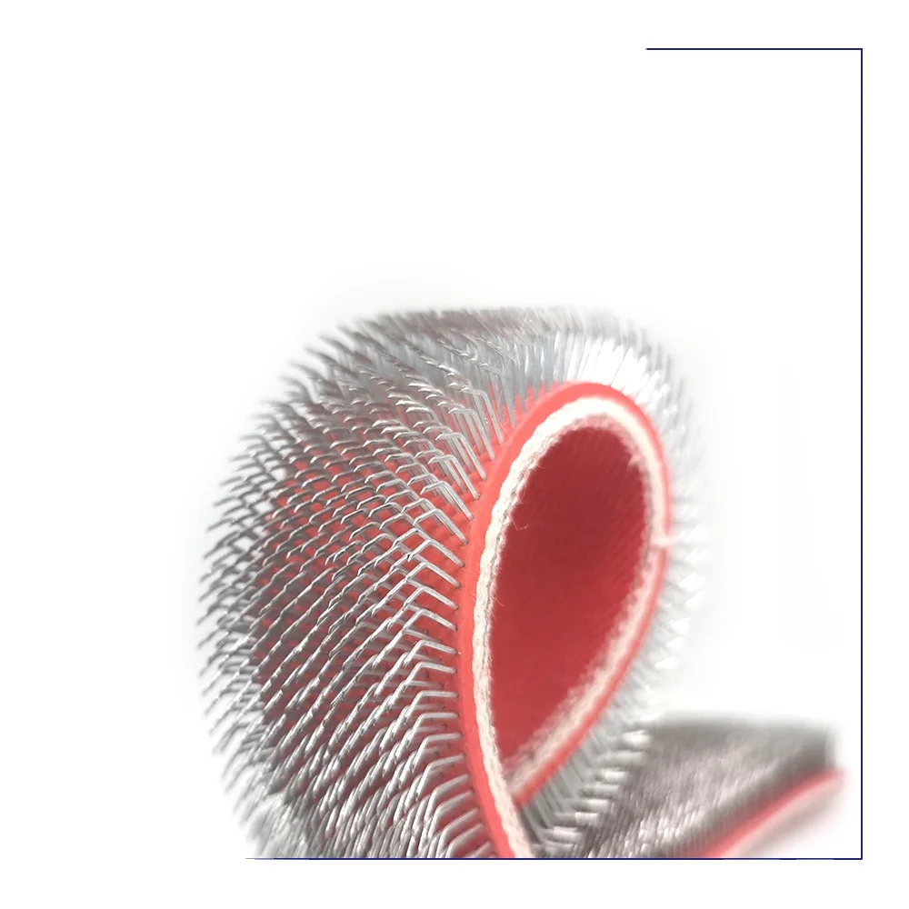 Flexible card clothing raising fillet RA-3 applicable for raising of wool fabrics