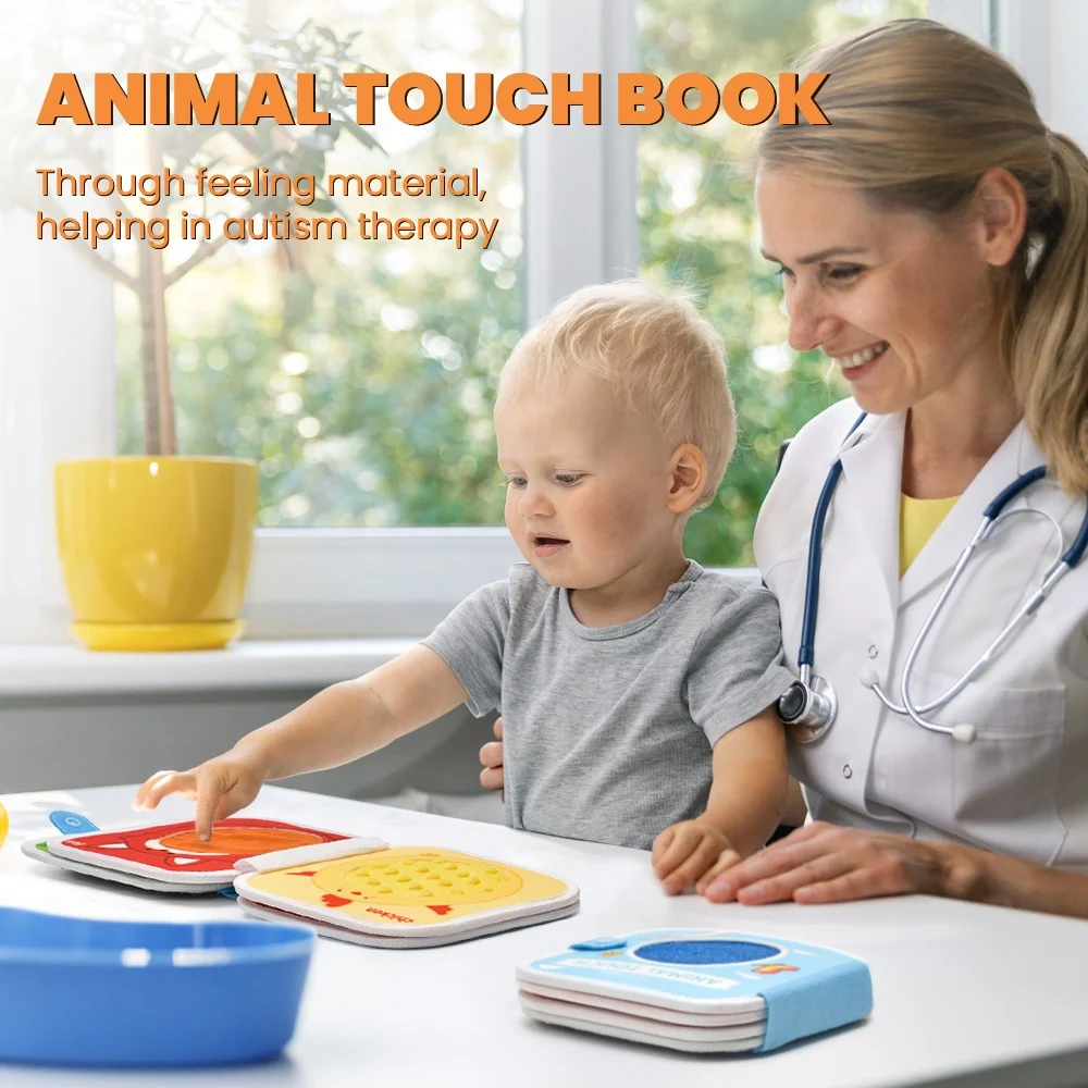 New Educational Felt Sensory Mat Book Travel Toys Activities For Kid Sensory Book For Autistic Children