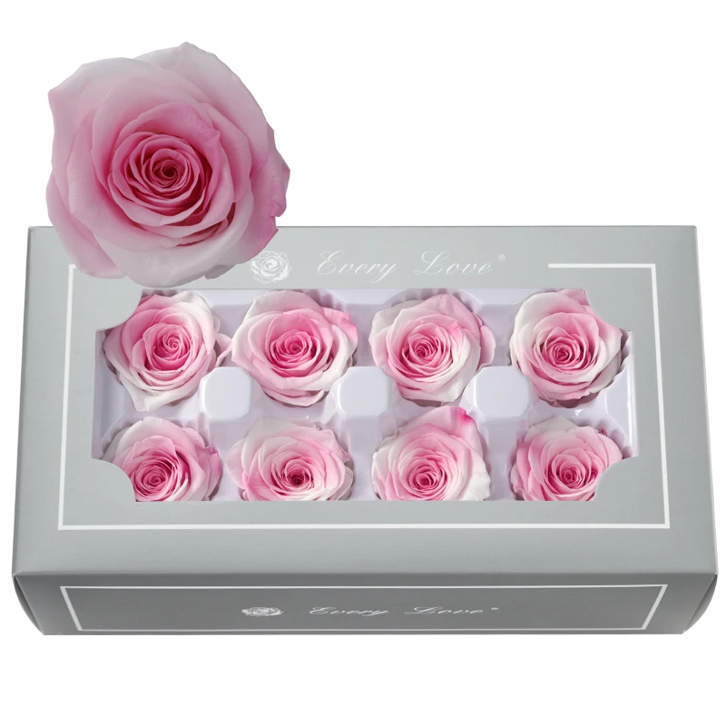 Wholesale Grade A 5-6cm dozen of heads roses in bulk for party thanksgiving christmas