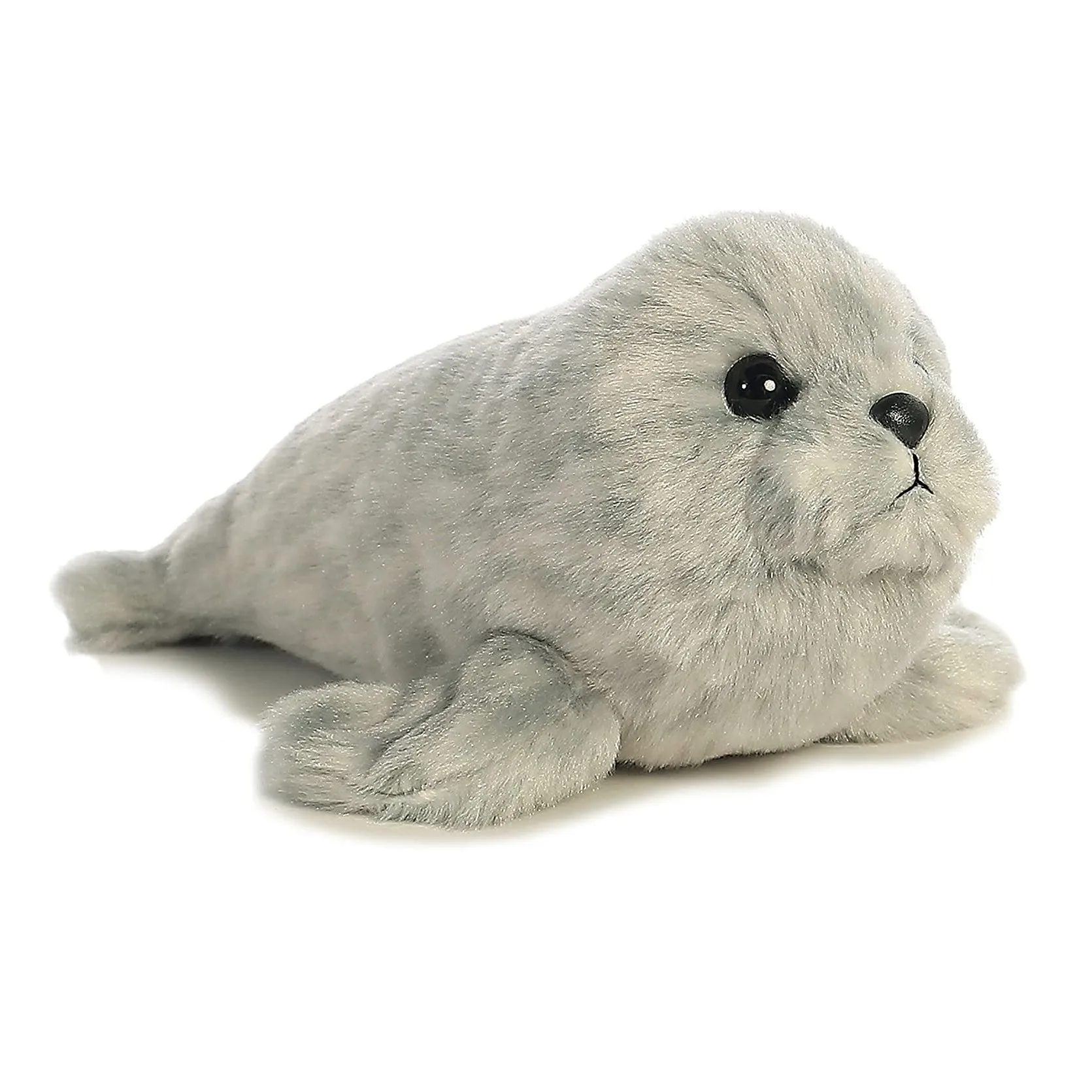 Super cute ocean animal plush Seal toy stuffed soft baby learning animal doll gray seal wholesale
