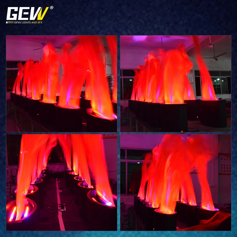 GEVV Club DJ Effect Lighting Show fire artificial flame light