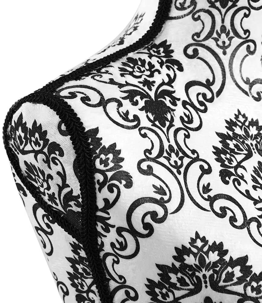 
Female Mannequin Torso Dress Form Black Tripod Stand Display Modern Style 