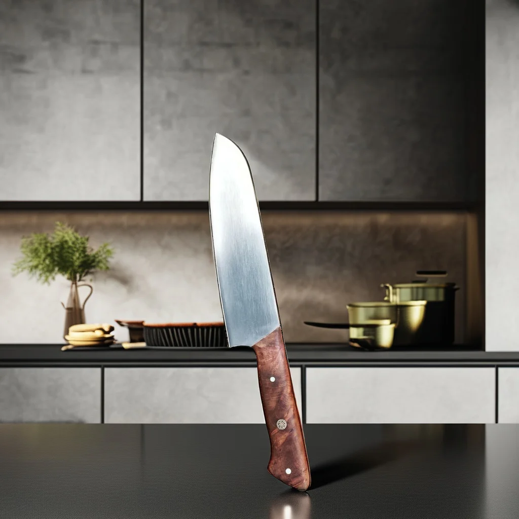 180mm 7inch Kitchen Chef Knife Austria M390 Powder Steel Handcrafted Japanese Santoku Knife CUSTOM All Kinds Of Blade Type