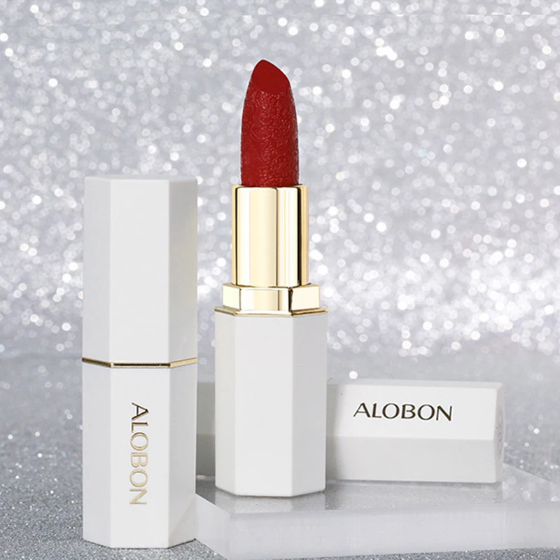 Alobon Waterproof Matte and Not Dry Velvet Soft Mist Lipstick