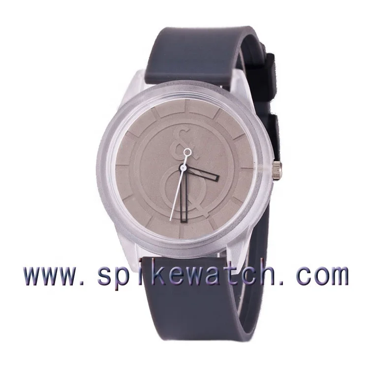 Plastic waterproof watch plastic watch wrist watch with plastic buckle